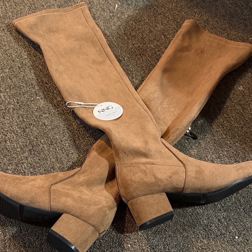 Tan Suede Women's Boots